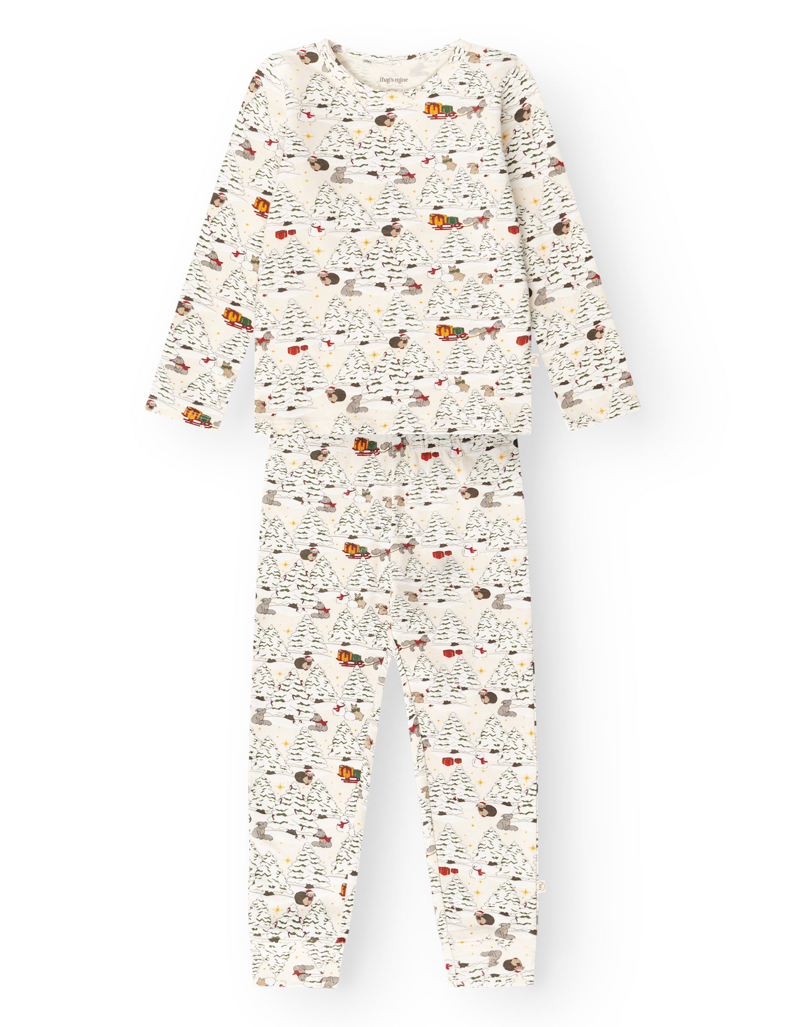 That's Mine Emilio nattøj - Merry little forest - 48% Bomuld (Økologisk), 47% Modal, 5% Elastan Buy Nattøj||personale||Jersey||AW26||All here.