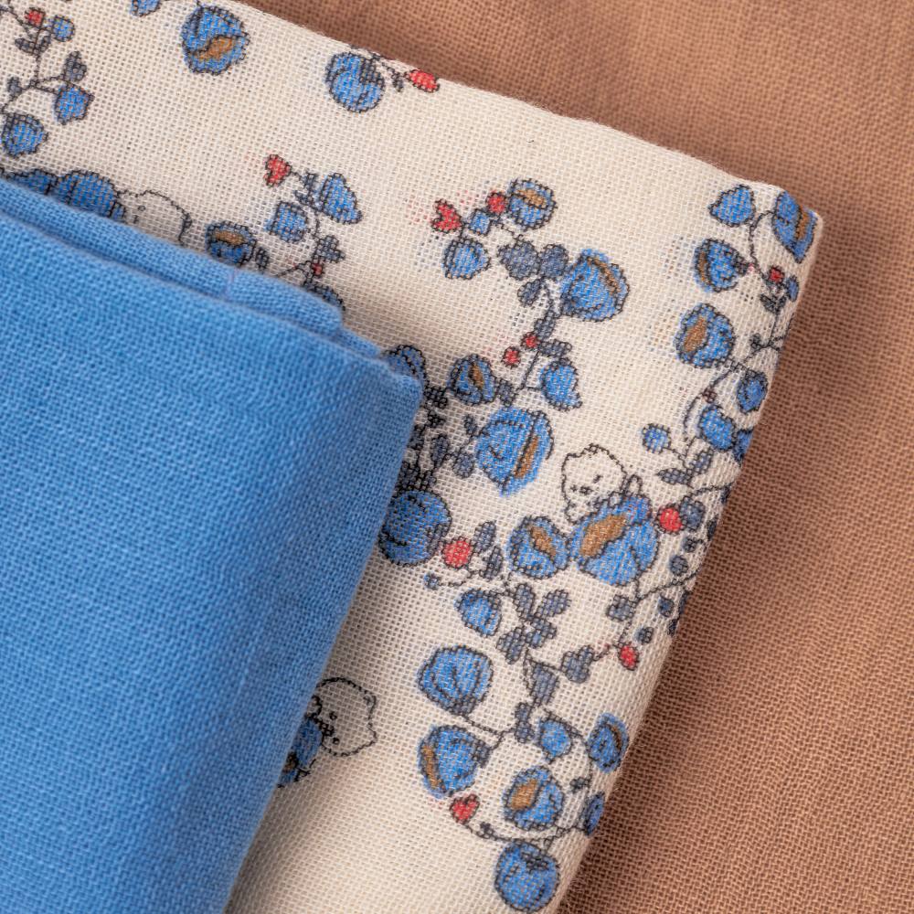 That's Mine Bora stofbleer 3-pak - Blue bells - 100% Organic cotton Buy Amning & pusletid||Pusle||Stofbleer||Alle||personale||Efterår & vinter 2025||alt minus sløjfe||mette-sale||Blue bells||drop 1 aw25 here.