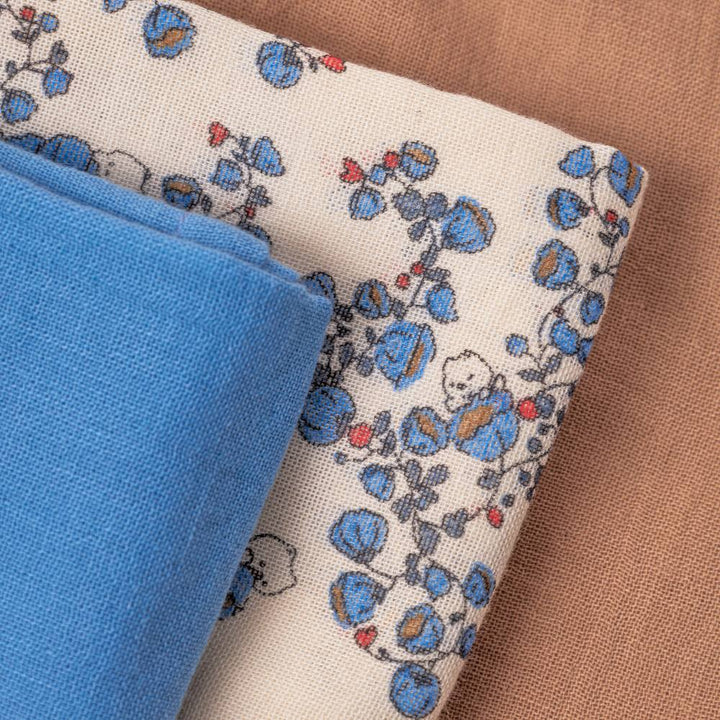 That's Mine Bora stofbleer 3-pak - Blue bells - 100% Organic cotton Buy Amning & pusletid||Pusle||Stofbleer||Alle||personale||Efterår & vinter 2025||alt minus sløjfe||mette-sale||Blue bells||drop 1 aw25 here.