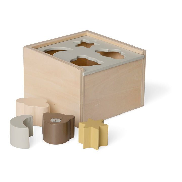 That's Mine Chris wooden sorting cube - Wood - Schima superba, Basswood plywood Buy Legetid||Legetøj||Trælegetøj||Alle||Favoritter||personale||Influencer choice here.