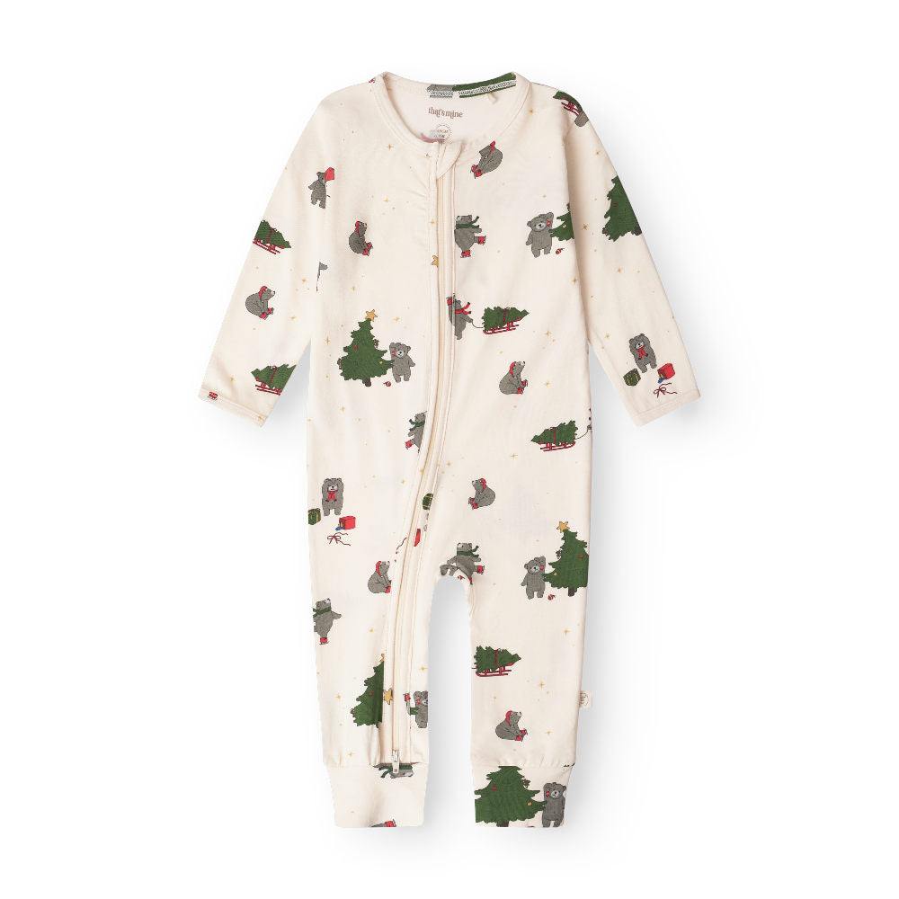 That's Mine Elliotte onesie - Christmas shopping - 48% Organic cotton / 47% Modal / 5% Elastane Buy Overdele||Onesies||personale||Basics til de små||AW25 here.