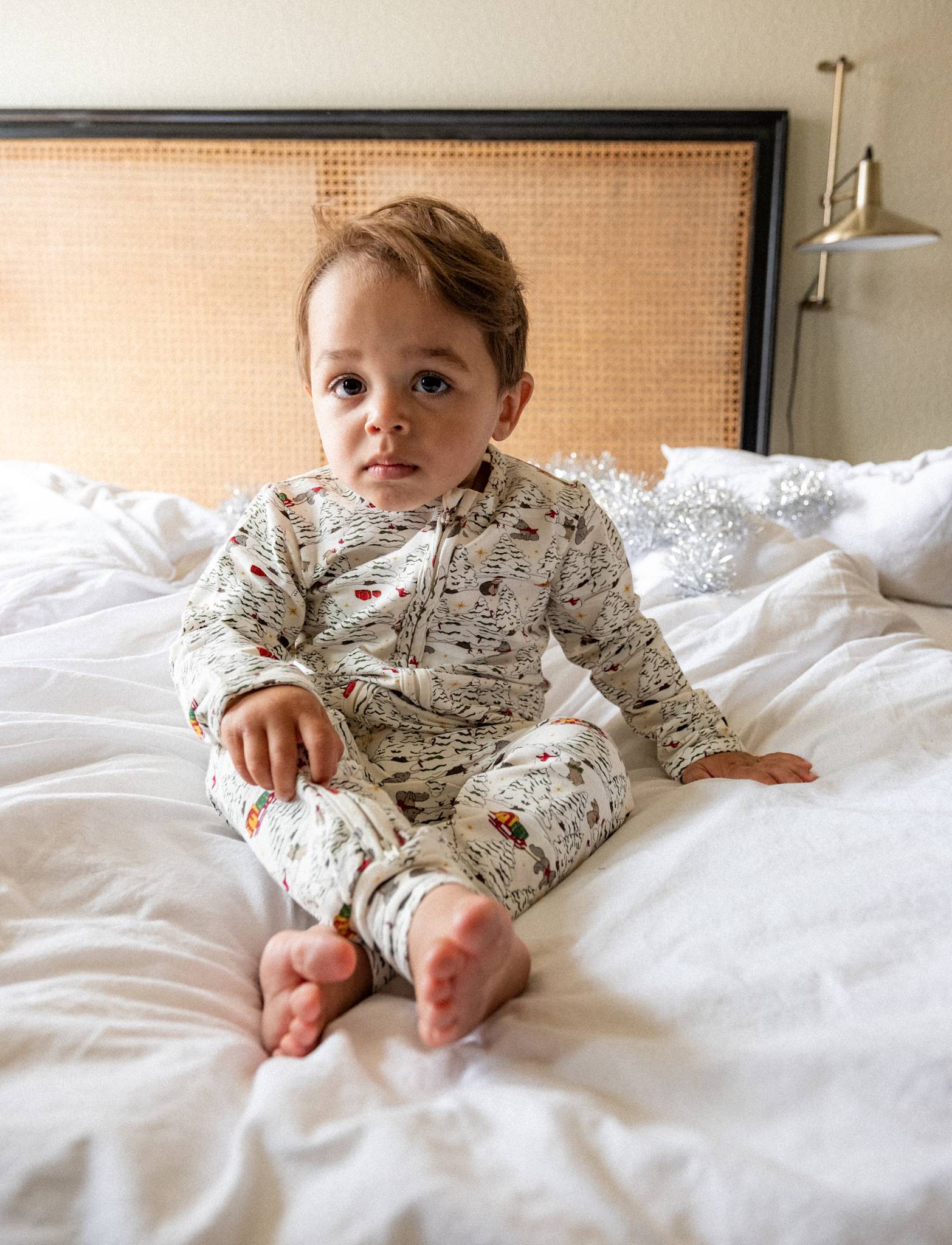 That's Mine Elliotte onesie - Merry little forest - 48% Bomuld (Økologisk), 47% Modal, 5% Elastan Buy Overdele||Onesies||Nattøj||personale||Baby essentials||Jersey||AW26||All here.