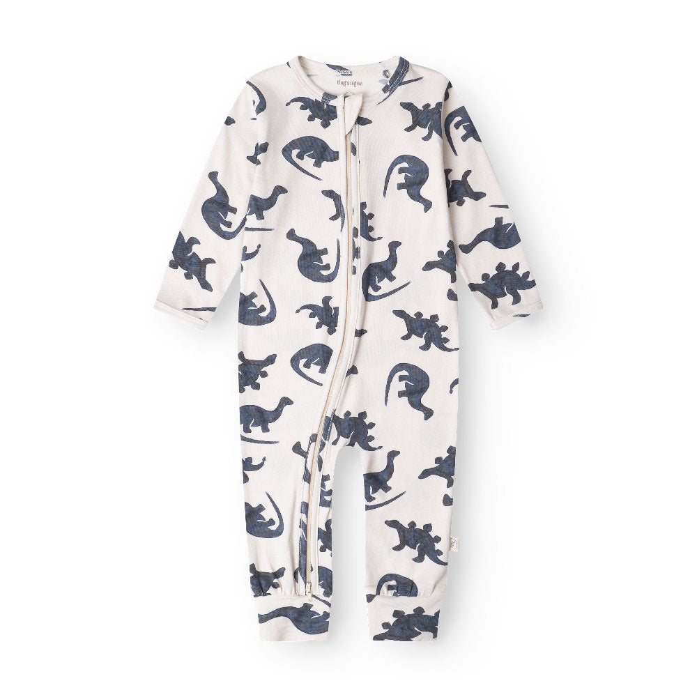 That's Mine Elliotte onesie - Mono dino - 48% Organic cotton / 47% Modal / 5% Elastane Buy Overdele||Onesies||Favoritter||personale||Basics til de små here.