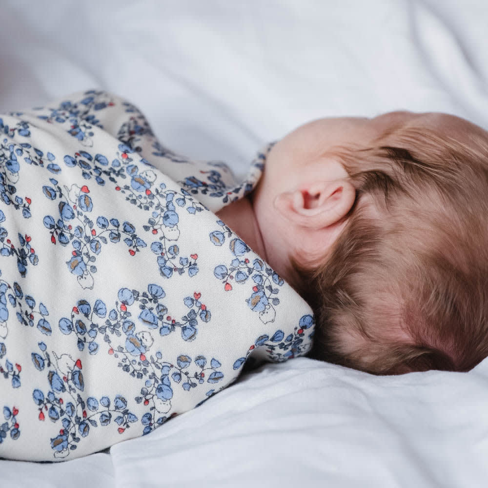 That's Mine Jana svøb - Blue bells - 100% Organic cotton Buy Amning & pusletid||Pusle||Babysvøb||Alle||personale||Efterår & vinter 2025||alt minus sløjfe||mette-sale||Blue bells||drop 1 aw25 here.