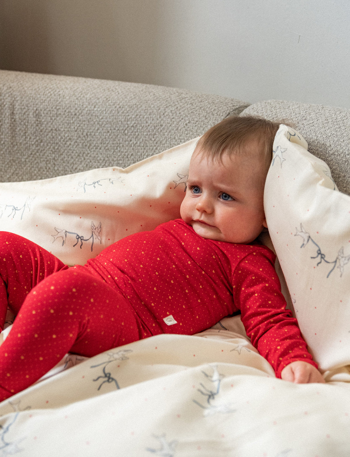 That's Mine Ellis bodystocking - Lots of love christmas - 48% Bomuld (Økologisk), 47% Modal, 5% Elastan Buy Bodystockings||Undertøj||personale||Baby essentials||Jul 2025||Jersey||AW26||All here.