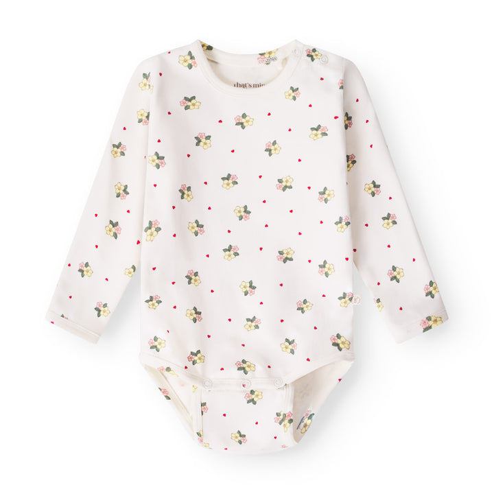 That's Mine Ellis bodystocking - Sweetheart Petals - 48% Organic cotton / 47% Modal / 5% Elastane Buy Bodystockings||Undertøj||personale||Basics here.