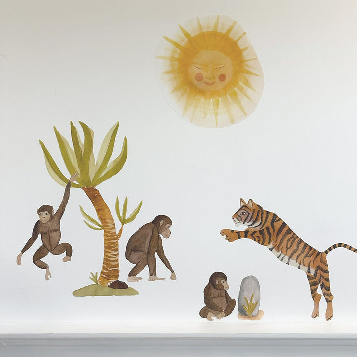 Wallsticker tiger - Multi