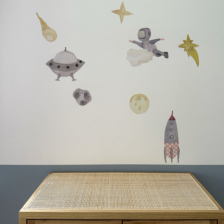 Wallsticker rummet - Multi