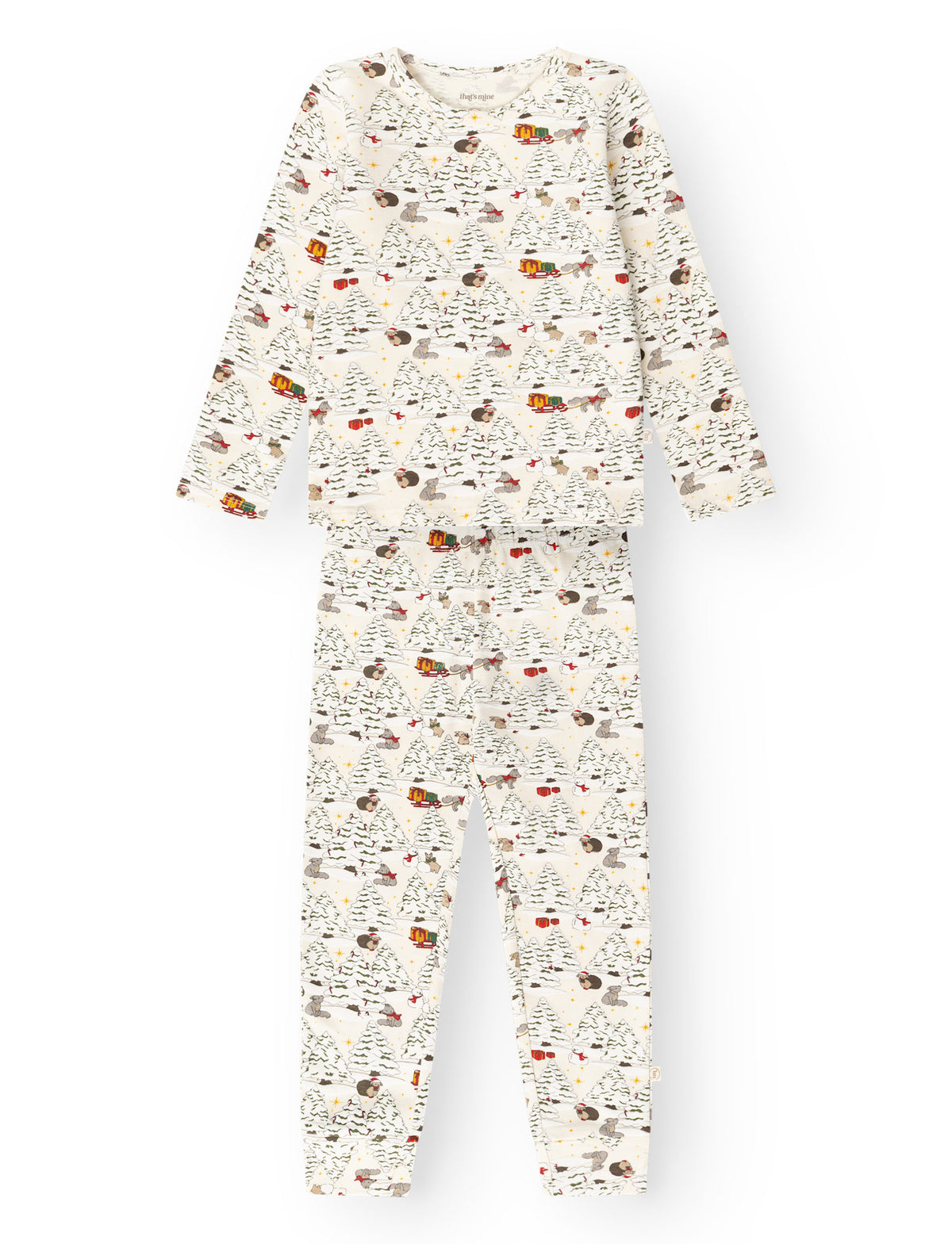 That's Mine Emilio nattøj - Merry little forest - 48% Bomuld (Økologisk), 47% Modal, 5% Elastan Buy Nattøj||personale||Jersey||AW26||All here.