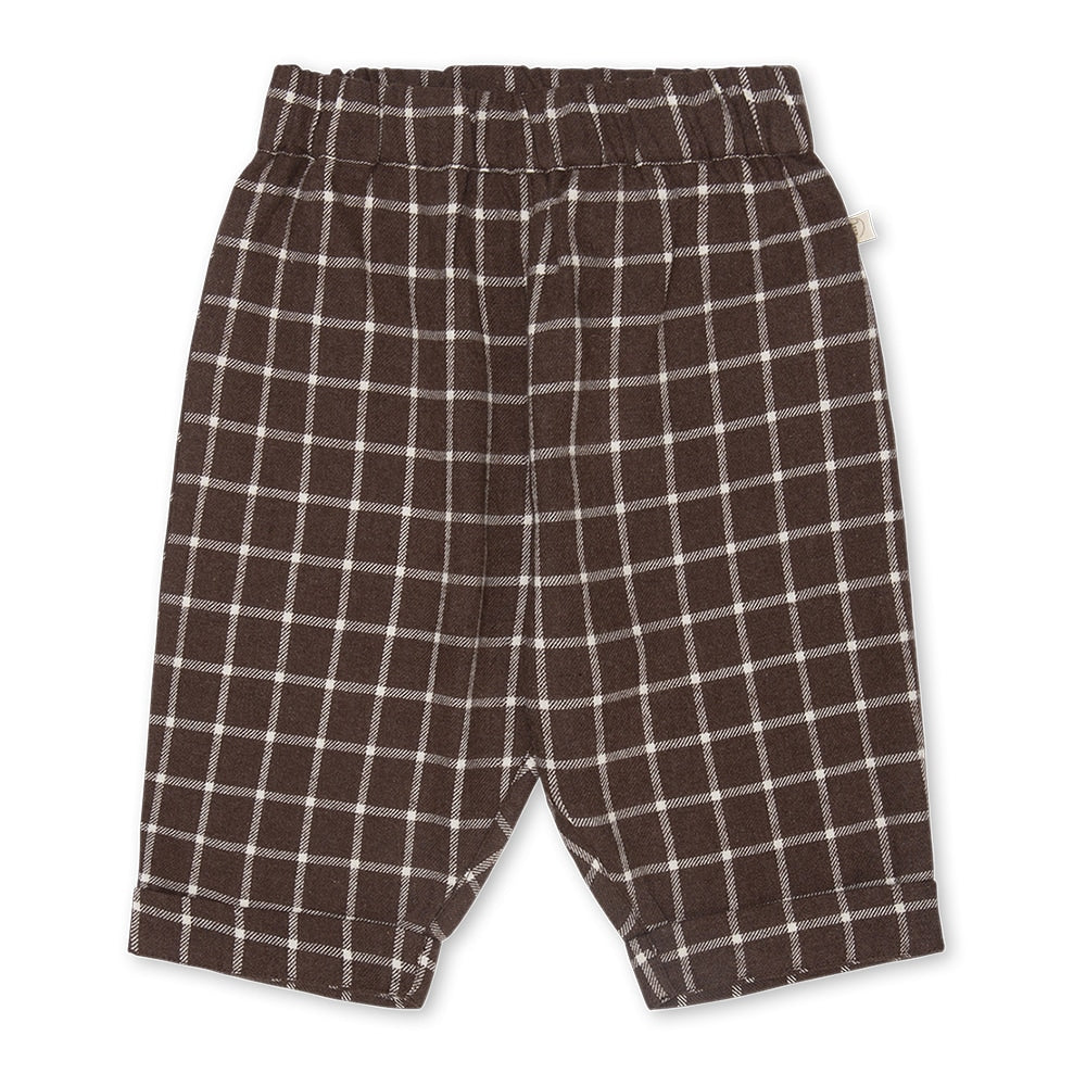 That's Mine Hektor pants - Dark brown melange - 100% Organic cotton Buy Tøj||Bukser||Bukser & shorts||Alle||personale||AW24 - VIP adgang||Efterår og vinter 2024 here.