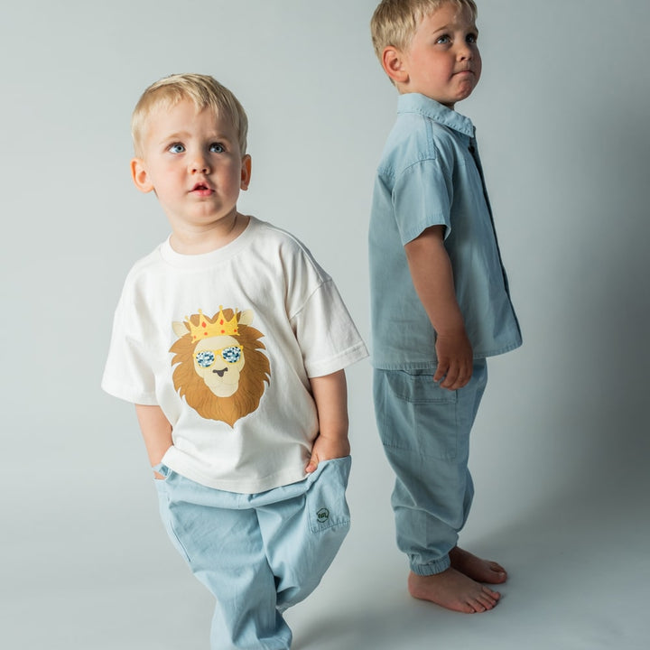 That's Mine Joe bukser - Blue mist - 100% Organic cotton Buy Bukser||Bukser & shorts||personale here.