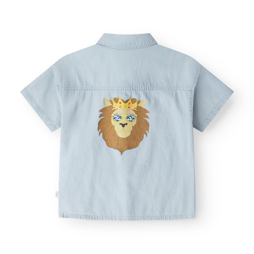 That's Mine Silas skjorte - Blue mist - 100% Organic cotton Buy Overdele||Skjorter||personale here.