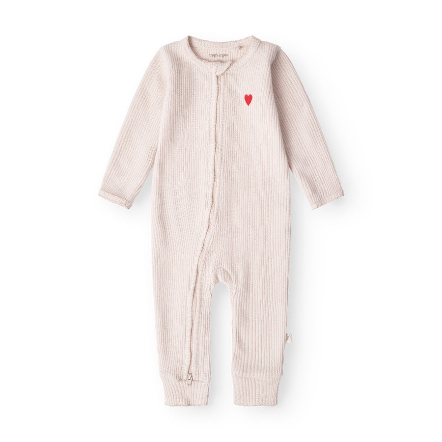 That's Mine Stefania Onesie - Perfectly pale - 100% Organic cotton Buy Overdele||Onesies||Favoritter||personale||Basics til de små||NOOS here.