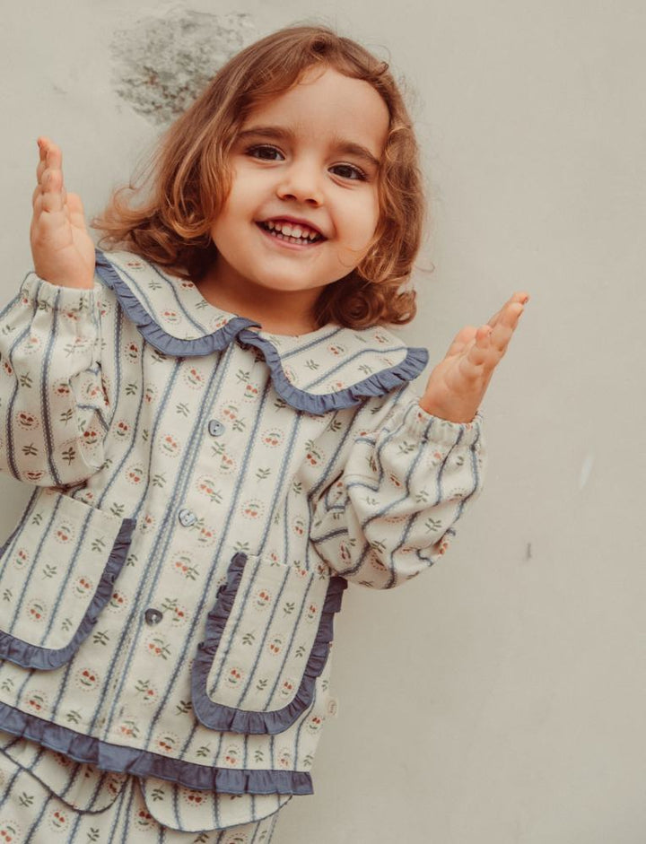 That's Mine Fleur Shirt - Love berry - 100% Organic cotton Buy Tøj||Overdele||Skjorter||Alle||personale||Efterår & vinter 2025||alt minus sløjfe||mette-sale||Love berry||drop 1 aw25 here.