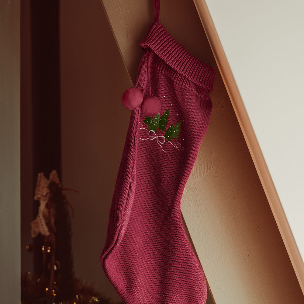 That's Mine Carly christmas sock - Rhubarb - 100% Organic cotton Buy Alle||personale||alt minus sløjfe||mette-sale||Winter 2025 here.