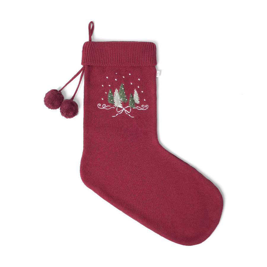 That's Mine Carly christmas sock - Rhubarb - 100% Organic cotton Buy personale||AW25 here.