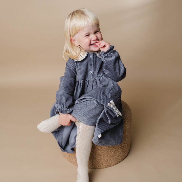 That's Mine Rosalia dress - Flint stone - 100% Organic cotton Buy Tøj||Kjoler||Kjoler & nederdele||Alle||personale||Efterår & vinter 2025||alt minus sløjfe||mette-sale||drop 1 aw25 here.