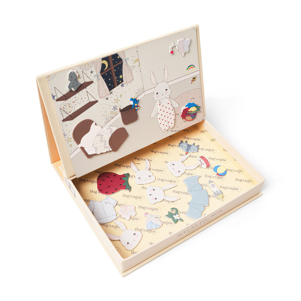 That's Mine Lou magnetisk legekasse - Bunny - 75% Paper / 25% Magnet Buy Legetid||Legetøj||Aktivitetslegetøj||Alle||Favoritter||personale||Efterår & vinter 2025||alt minus sløjfe||NOOS||AW25 NOOS||mette-sale||Magnetlegetøj here.