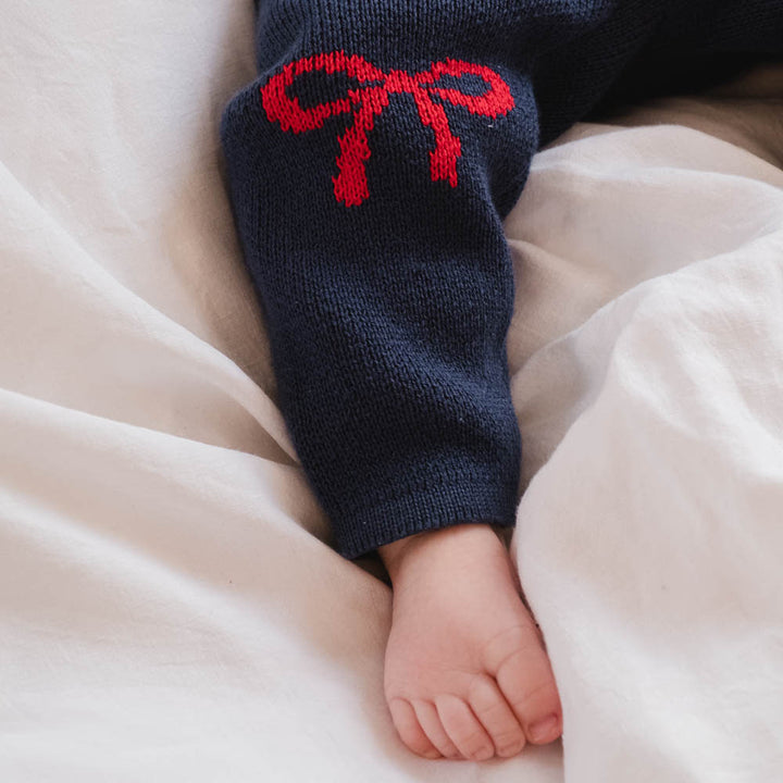 That's Mine Norma pants - Key blue - 100% Organic cotton Buy Tøj||Overdele||Strik||Alle||personale||Efterår & vinter 2025||alt minus sløjfe||mette-sale||drop 1 aw25 here.