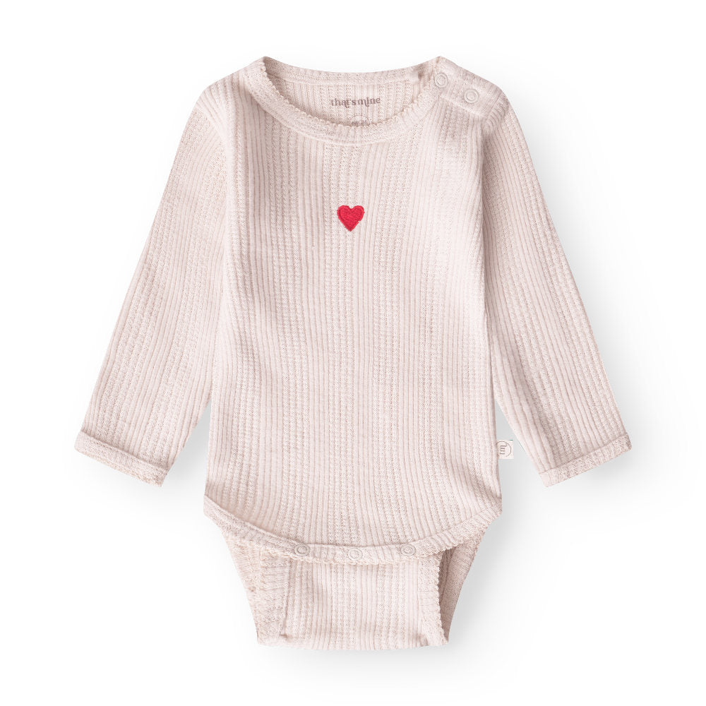 That's Mine Signe bodystocking - Perfectly pale - 100% organic cotton Buy Bodystockings||Undertøj||personale||Basics til de små||AW25 here.