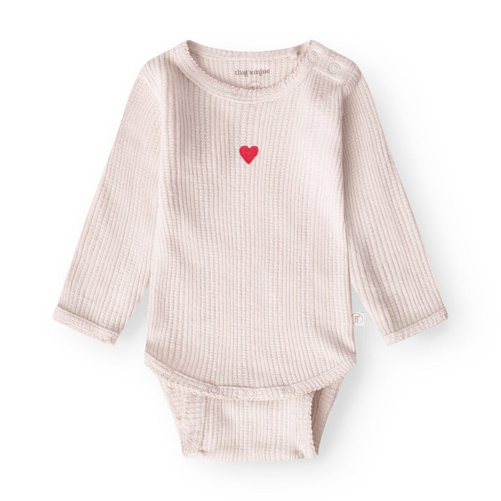 That's Mine Signe bodystocking - Perfectly pale - 100% organic cotton Buy Bodystockings||Undertøj||personale||Basics til de små||AW25 here.