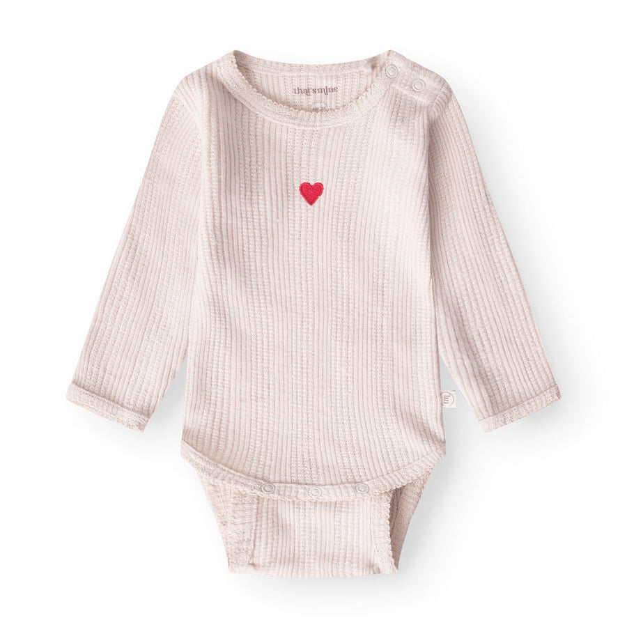 That's Mine Signe bodystocking - Perfectly pale - 100% organic cotton Buy Bodystockings||Undertøj||personale||Basics til de små||AW25 here.