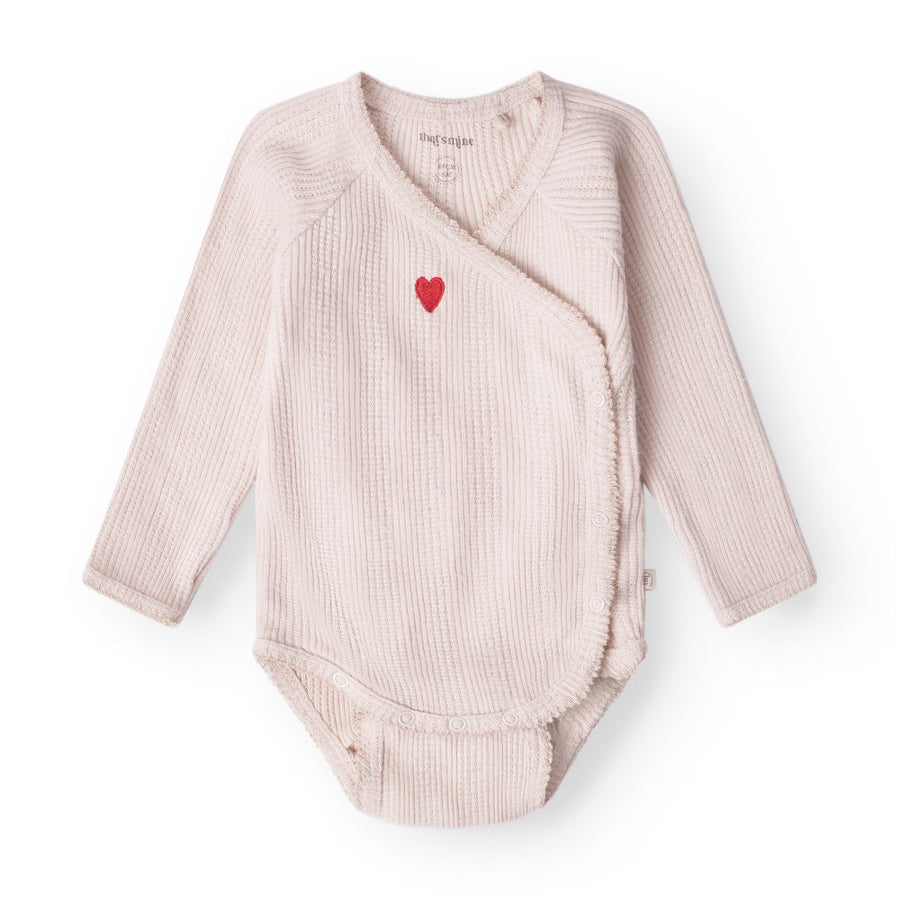 That's Mine Silke wrap bodystocking - Perfectly pale - 100% organic cotton Buy Bodystockings||Undertøj||Favoritter||personale||Basics til de små||NOOS here.