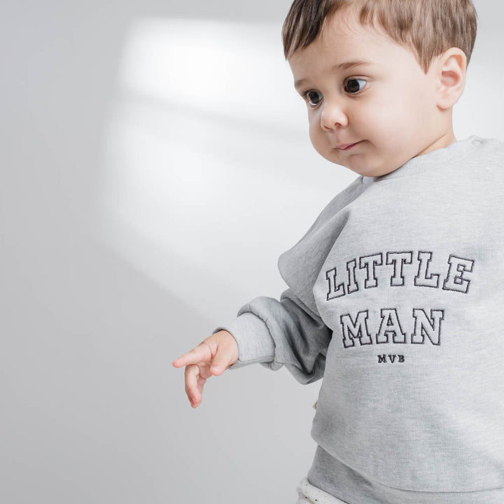 That's Mine Alpha sweatshirt - Little man - 100% Organic cotton Buy Tøj||Overdele||Sweatshirts||Alle||Favoritter||personale||Efterår & vinter 2025||alt minus sløjfe||NOOS||Sweatsæt||AW25 NOOS||mette-sale here.