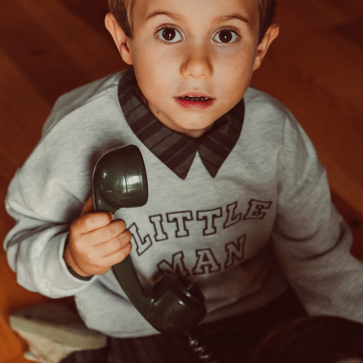 That's Mine Alpha sweatshirt - Little man - 100% Organic cotton Buy Tøj||Overdele||Sweatshirts||Alle||Favoritter||personale||Efterår & vinter 2025||alt minus sløjfe||NOOS||Sweatsæt||AW25 NOOS||mette-sale here.