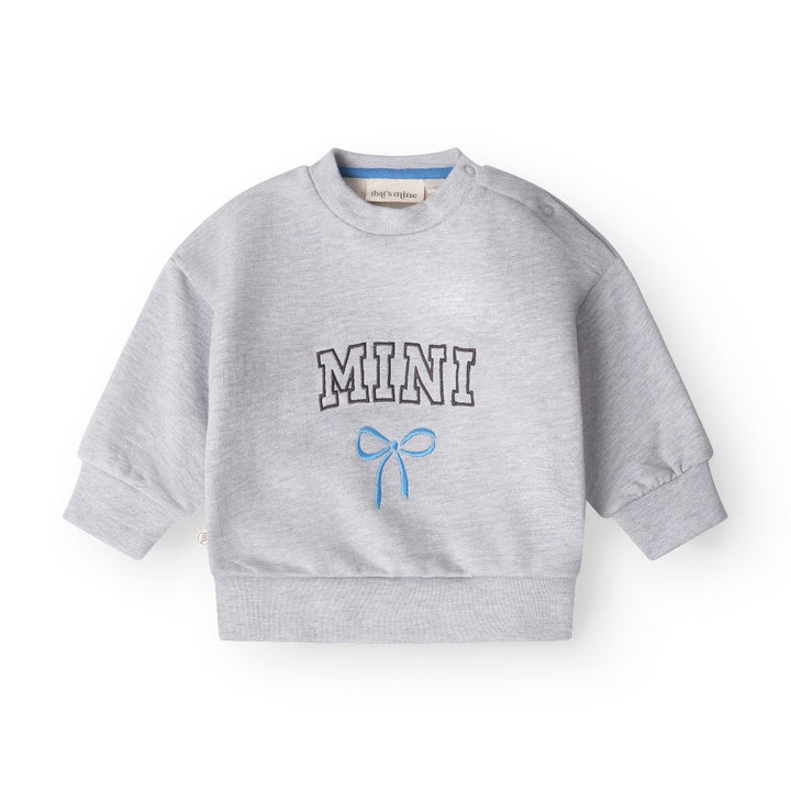 That's Mine Alpha sweatshirt - Mini - 100% cotton Buy Overdele||Sweatshirts||personale||AW25 here.