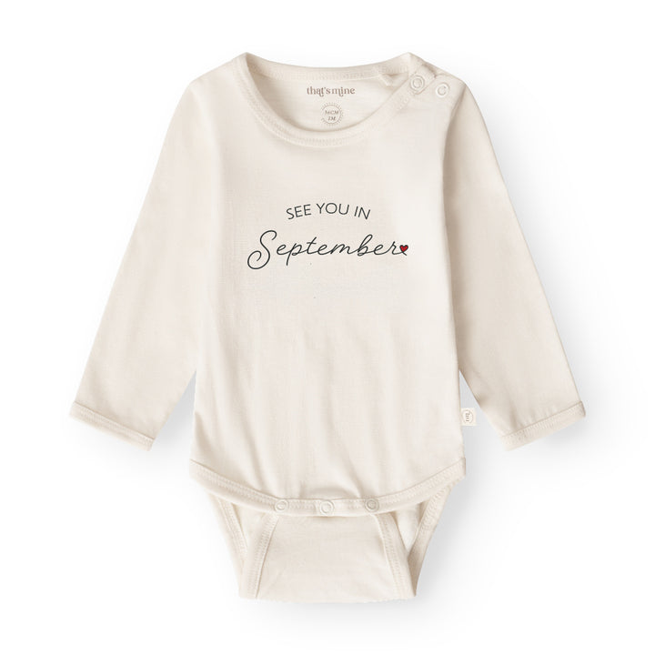 That's Mine Obi bodystocking - See you in september - 100% Organic cotton Buy Bodystockings||Undertøj||Favoritter||personale||Basics til de små||NOOS here.