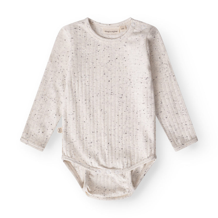 That's Mine Dakota bodystocking - Ercu melange - 5% Elastane 95% Organic cotton Buy Bodystockings||Undertøj||Favoritter||personale||Basics til de små||NOOS here.