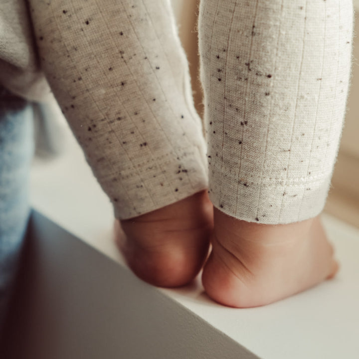 That's Mine Daniel leggings - Ercu melange - 5% Elastane 95% Organic cotton Buy Tøj||Leggings||Bukser & shorts||Alle||Favoritter||personale||Basics||Efterår & vinter 2025||alt minus sløjfe||NOOS||AW25 NOOS||mette-sale here.