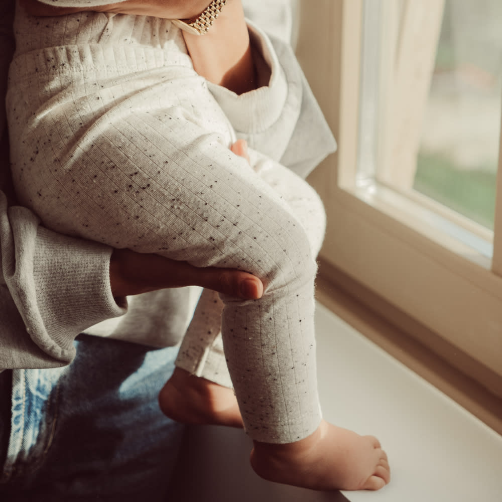 That's Mine Daniel leggings - Ercu melange - 5% Elastane 95% Organic cotton Buy Tøj||Leggings||Bukser & shorts||Alle||Favoritter||personale||Basics||Efterår & vinter 2025||alt minus sløjfe||NOOS||AW25 NOOS||mette-sale here.