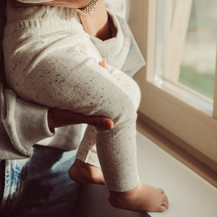 That's Mine Daniel leggings - Ercu melange - 5% Elastane 95% Organic cotton Buy Tøj||Leggings||Bukser & shorts||Alle||Favoritter||personale||Basics||Efterår & vinter 2025||alt minus sløjfe||NOOS||AW25 NOOS||mette-sale here.