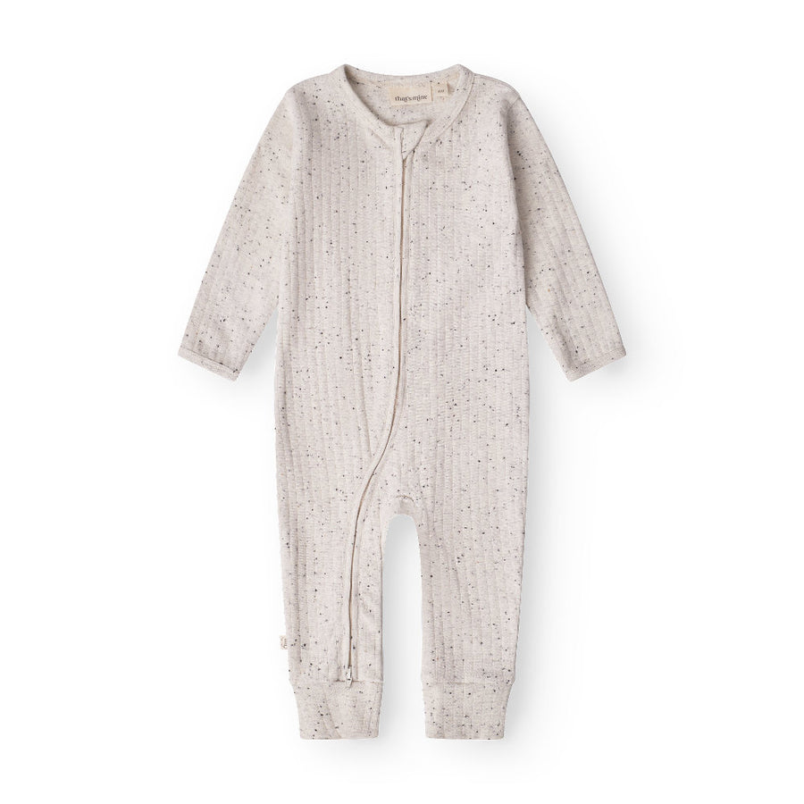 That's Mine Davie onesie - Ercu melange - 5% Elastane 95% Organic cotton Buy Overdele||Onesies||Favoritter||personale||Basics til de små||NOOS here.