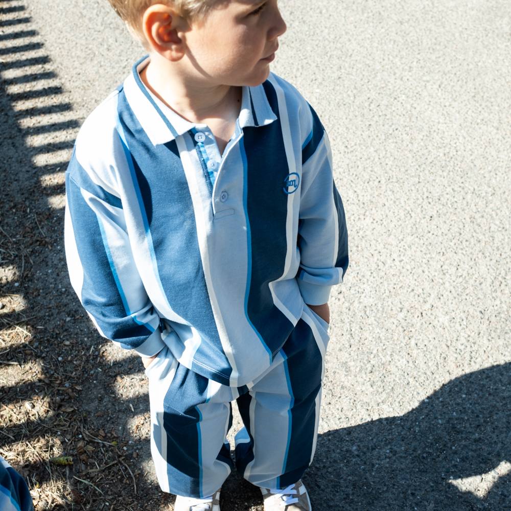 That's Mine Valdemar sweatpants - Multi stripe - 95% Organic cotton, 5% Elastan Buy Sweatpants||Bukser & shorts||personale||Sweatsæt||Forår 2026 here.