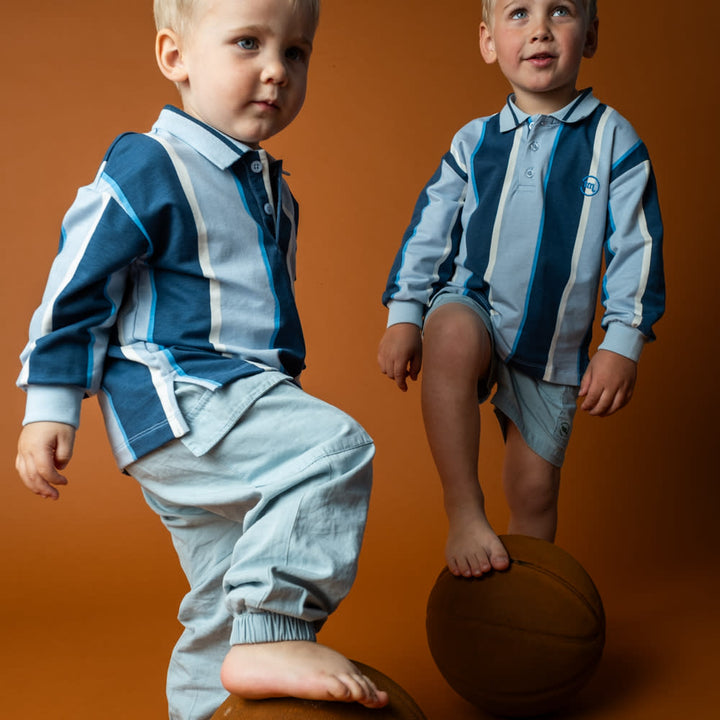 That's Mine Victor polo trøje - Multi stripe - 95% organic cotton / 5% elastane Buy Overdele||Bluser||personale||Forår 2026 here.