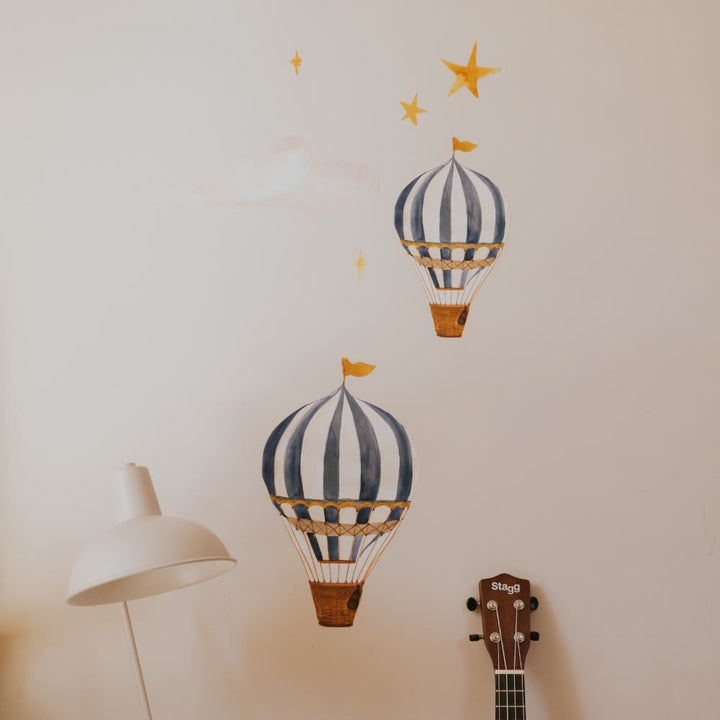 That's Mine Wallsticker dreamy balloons - Blue - 100% Textile foil Buy Bolig & udstyr||Børneværelset||Wallstickers||personale||Efterår & vinter 2025||NOOS||AW25 NOOS here.