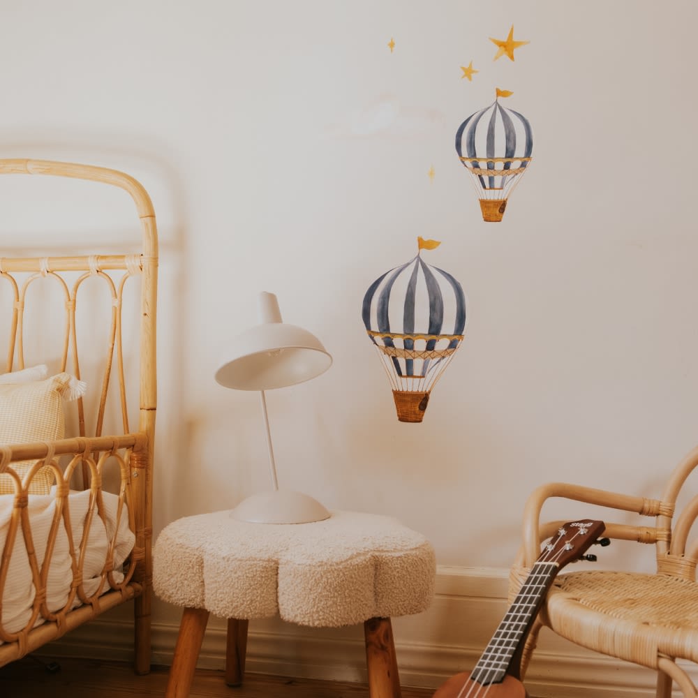 That's Mine Wallsticker dreamy balloons - Blue - 100% Textile foil Buy Bolig & udstyr||Børneværelset||Wallstickers||personale||Efterår & vinter 2025||NOOS||AW25 NOOS here.