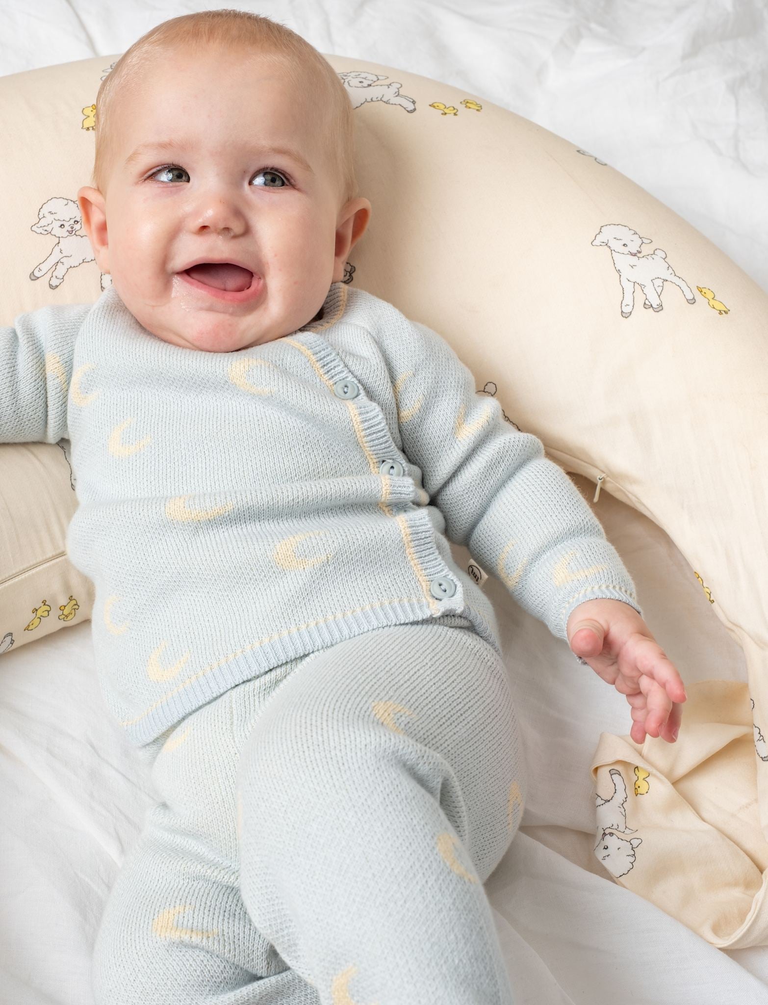 That's Mine Ilai cardigan - Baby blue - 100% Bomuld(Økologisk) Buy Overdele||Cardigans||personale||AW26||All here.