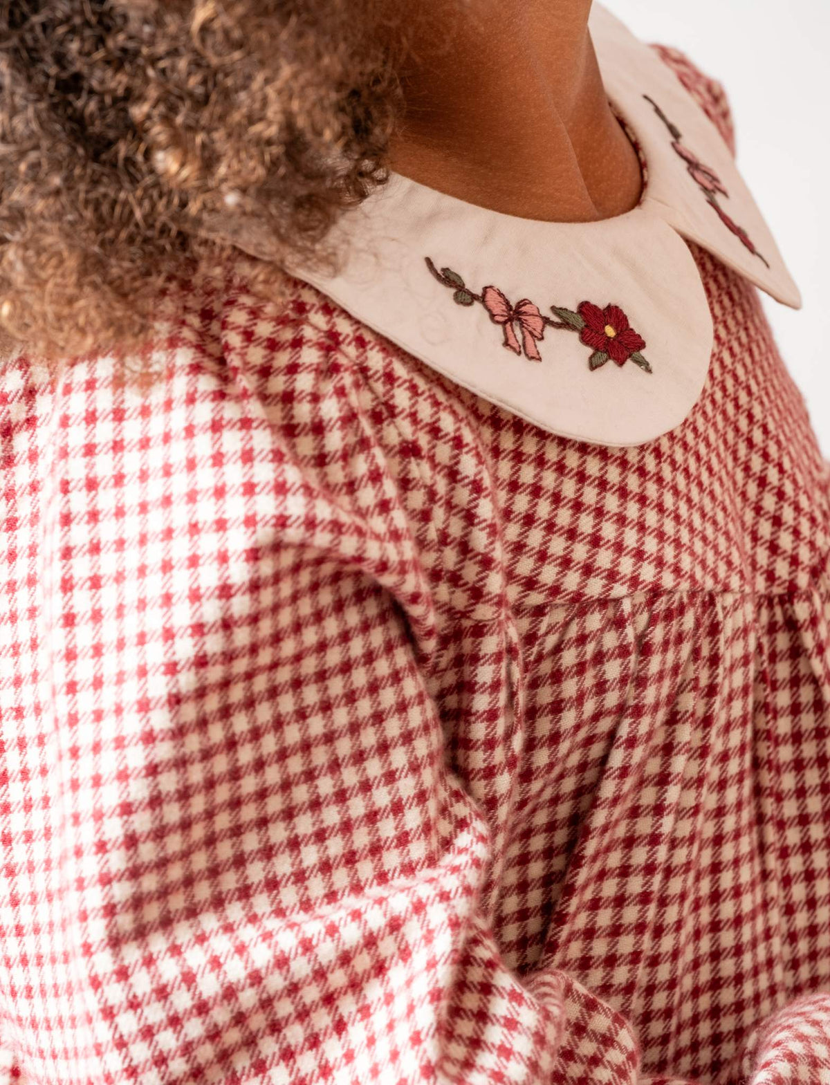 That's Mine Marmonia kjole - Maple Check - 100% Bomuld(Økologisk) Buy Kjoler||Kjoler & nederdele||personale||AW26||All here.