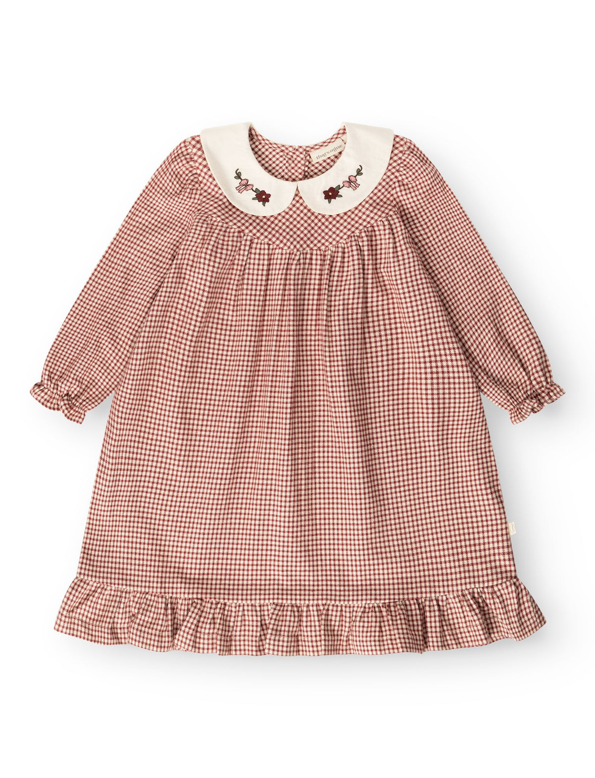 That's Mine Marmonia kjole - Maple Check - 100% Bomuld(Økologisk) Buy Kjoler||Kjoler & nederdele||personale||AW26||All here.