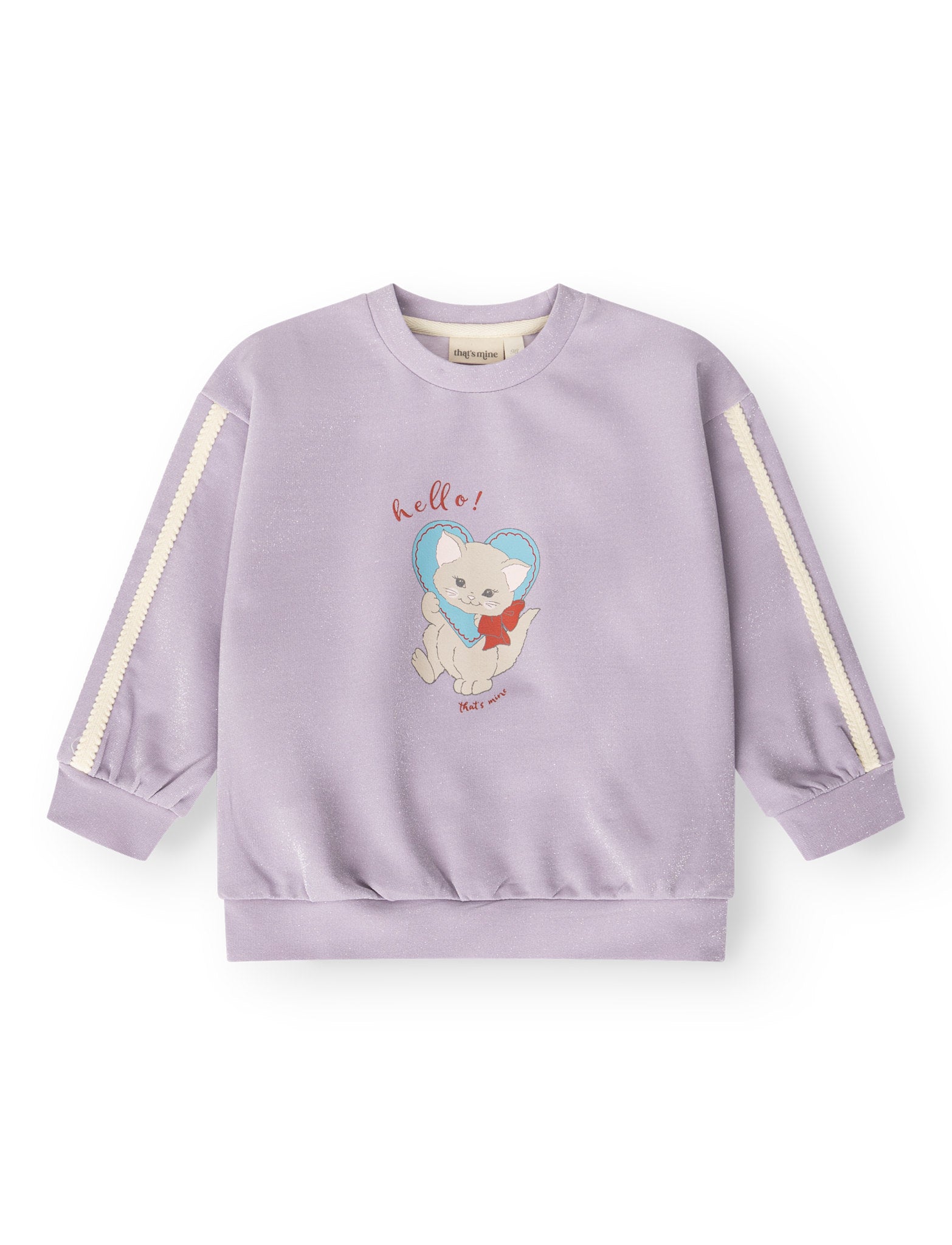 That's Mine Luanna sweatshirt - Purple glitter - 47% Polyester, 25% Lurex, 25% Viskose, 3% Elastan Buy Overdele||Trøjer og toppe||Sweatshirts||personale||Sweats||Bestsellers||AW26||cn||All here.