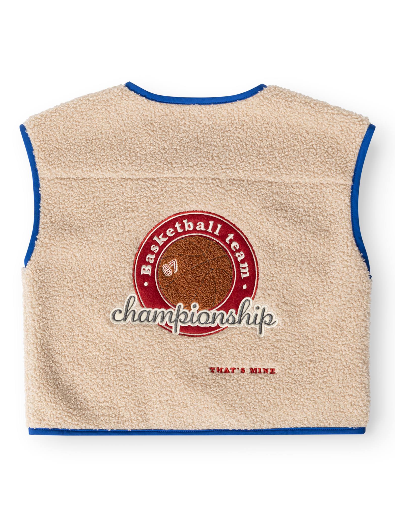 That's Mine Jordan vest - Doeskin - 100% Polyester Buy personale||AW26||All here.
