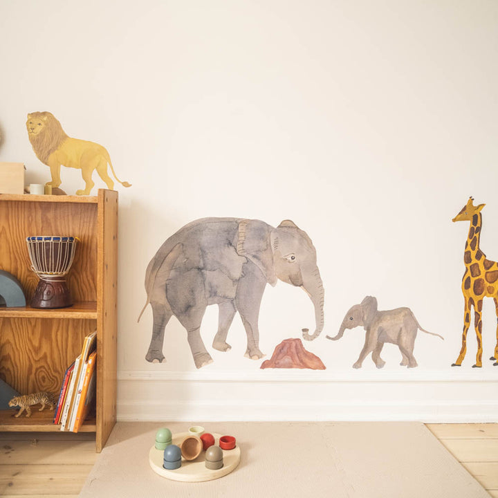 Wallsticker Elephant Baby - Grey