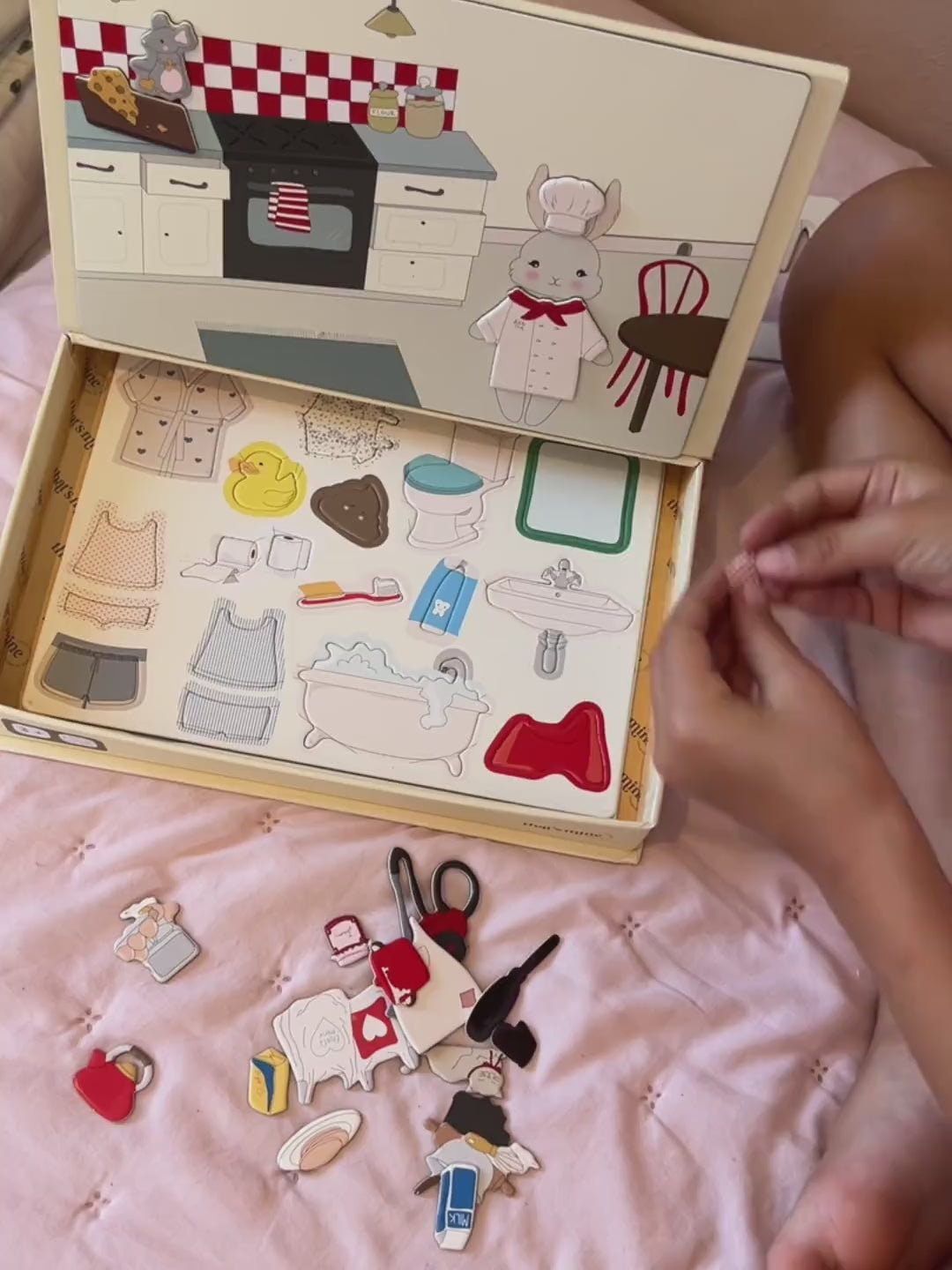 Lou magnetisk legekasse - Bunny