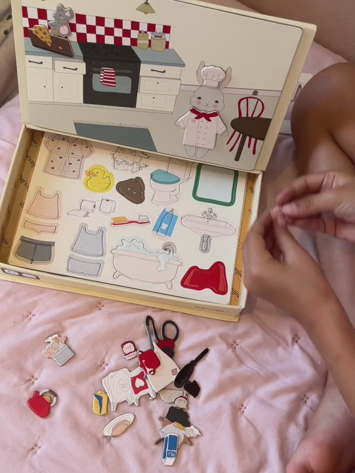 Lou magnetisk legekasse - Bunny