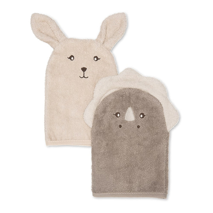 That's Mine Michi wash cloths 2-pack - Bunny and dino - 100% Organic cotton terry Buy Badetid||Vaskeklude||Bolig & udstyr||Alle||Favoritter||personale||Efterår 2024 here.